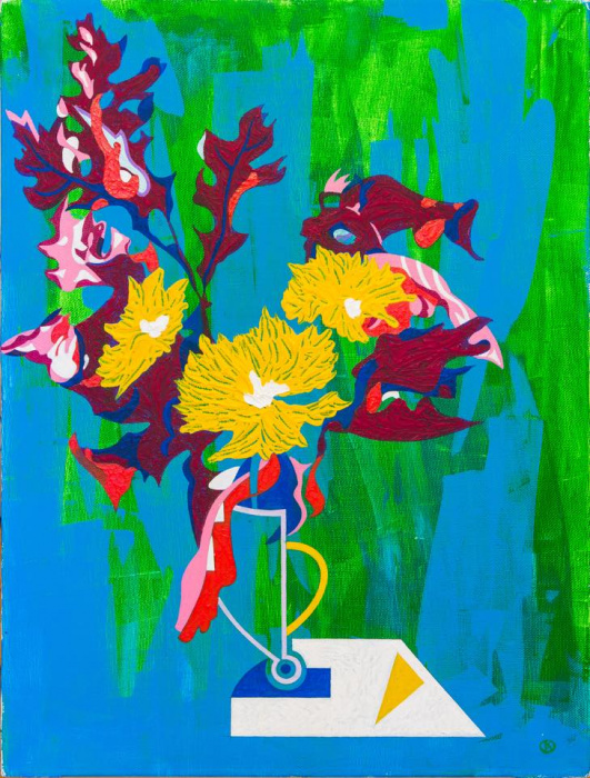 Красные листья